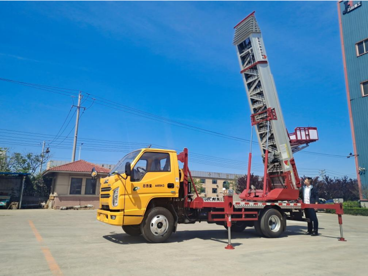 烟台芝罘常年租赁32米云梯车